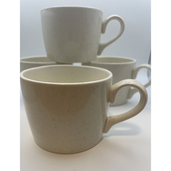 Vintage Set of 4 Restaurant/Cafe Coffee or Tea Cups 8 oz Classic - Picture 2 of 5